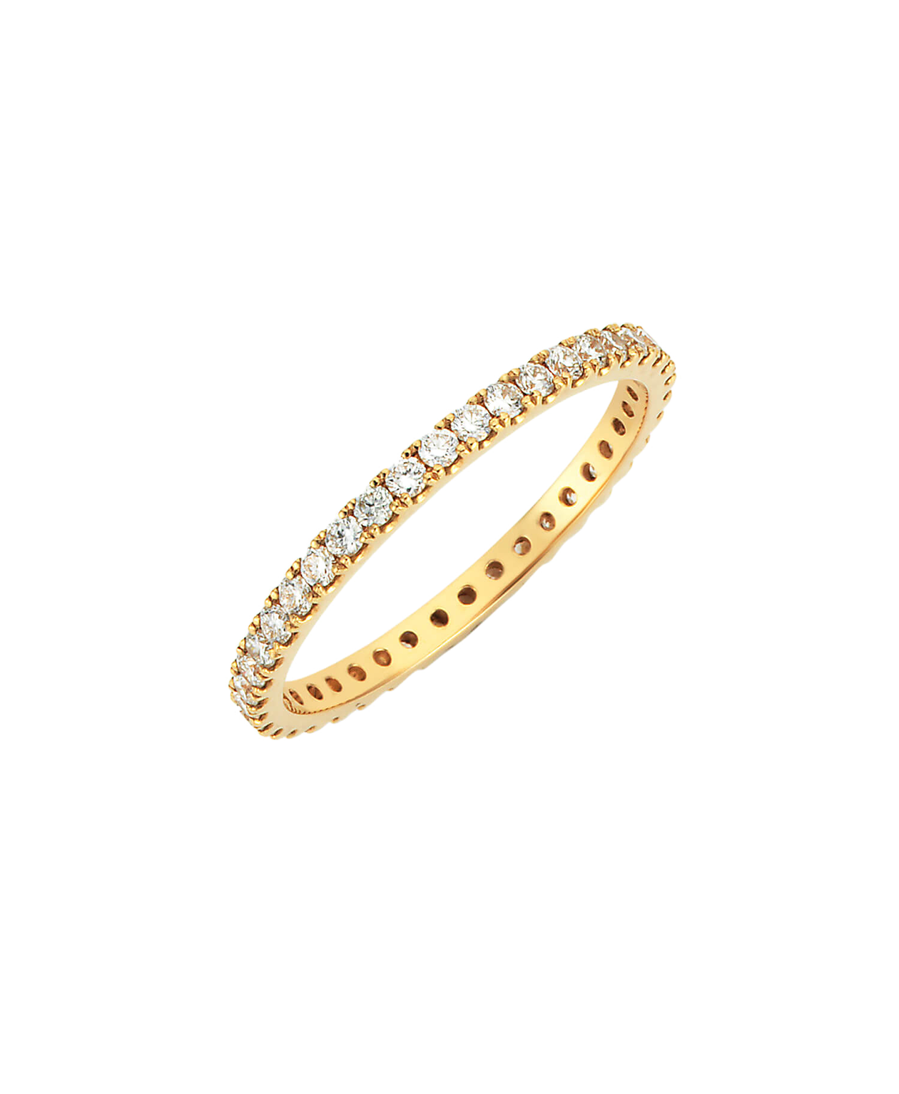 Sempera Eternity Band 1.5mm - 18k Yellow Gold, Diamond