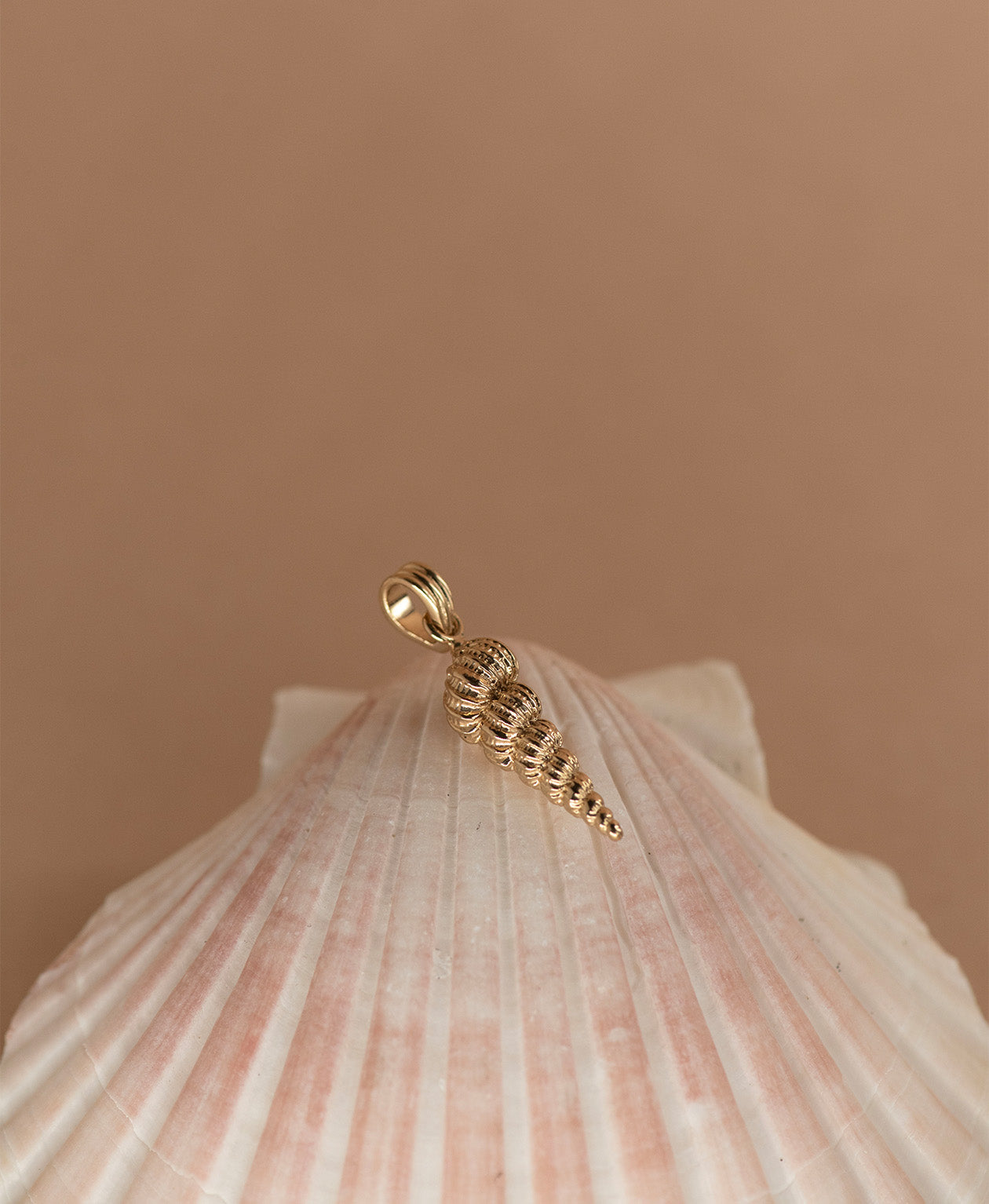 Shell Seeker Charm - 22k Gold Vermeil
