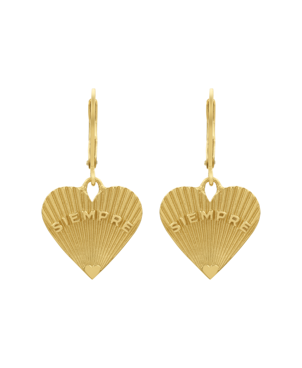 Siempre Earrings - 22k Gold Vermeil