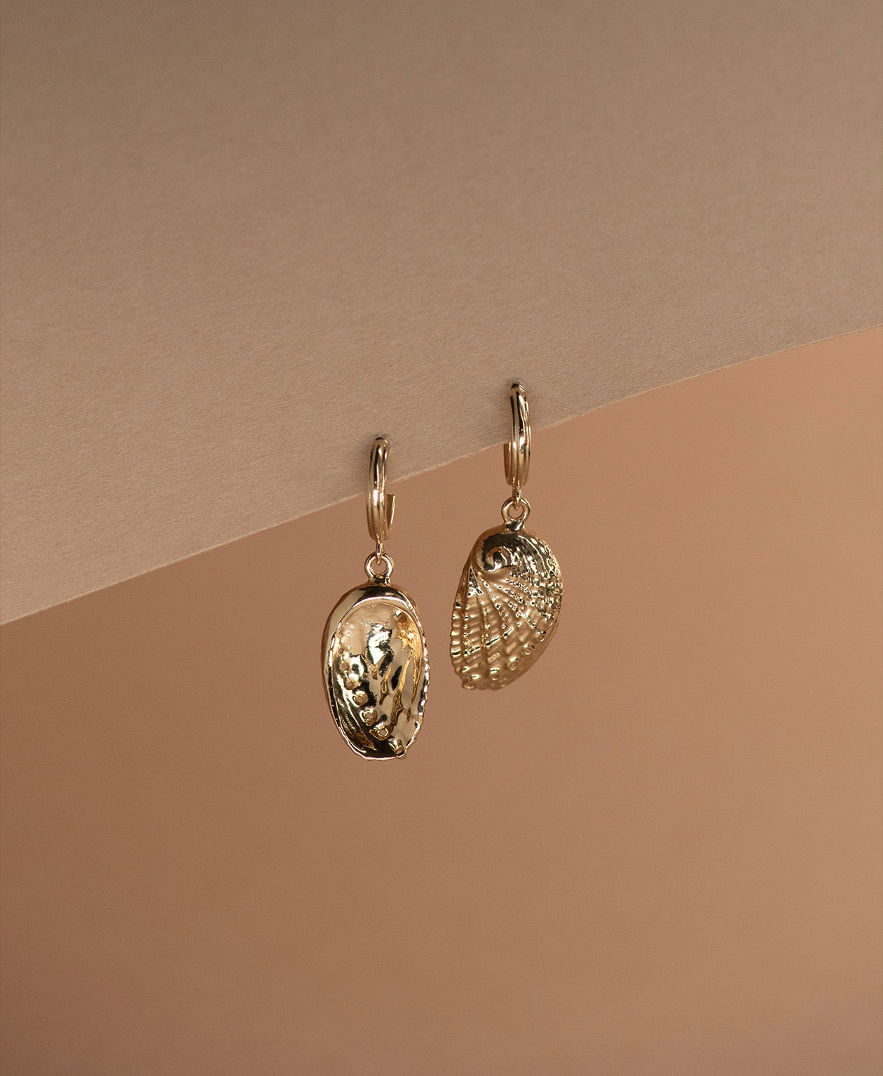 Soul Paua Earrings - 22k Gold Vermeil