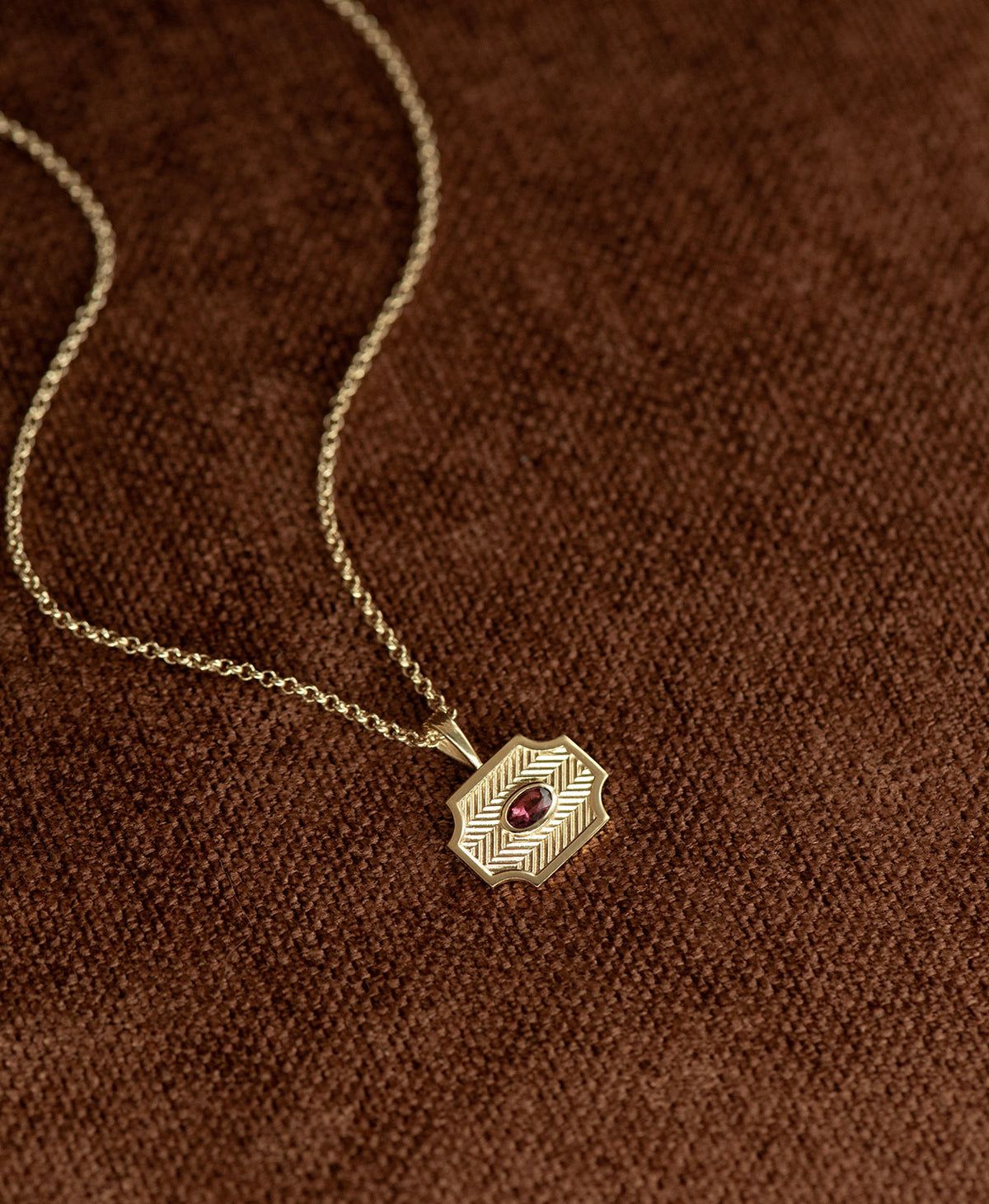 Soul Sister Necklace - 22k Gold Vermeil, Pink Tourmaline