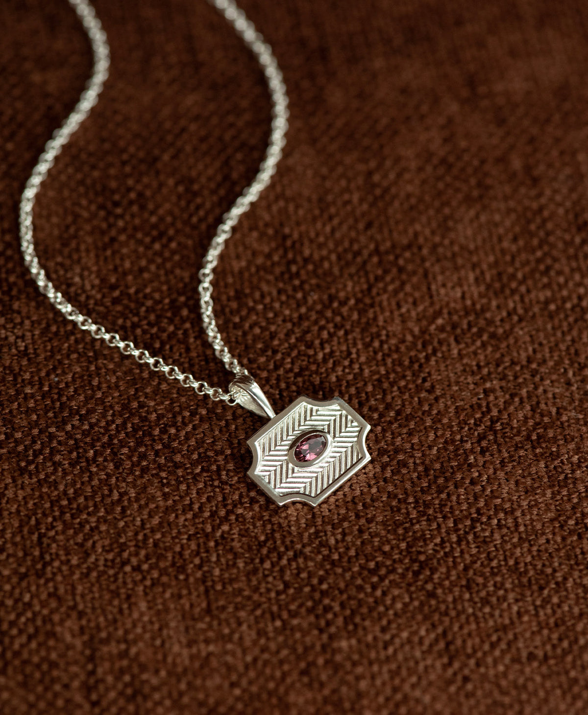 Soul Sister Necklace - 925 Sterling Silver, Pink Tourmaline