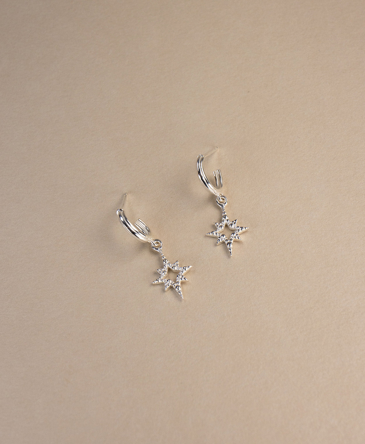 Z&M X Kirsty Gallagher Star Seed Hoops -  925 Sterling Silver