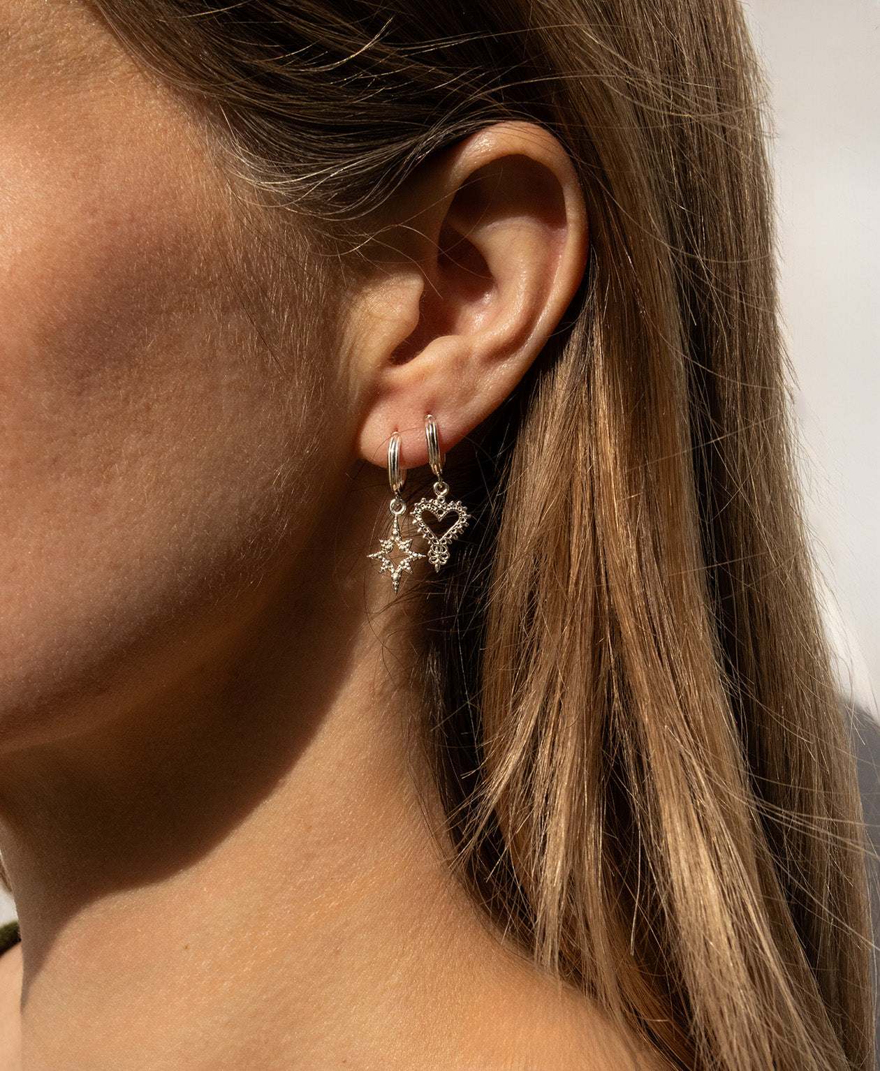 Z&M X Kirsty Gallagher Star Seed Hoops -  925 Sterling Silver
