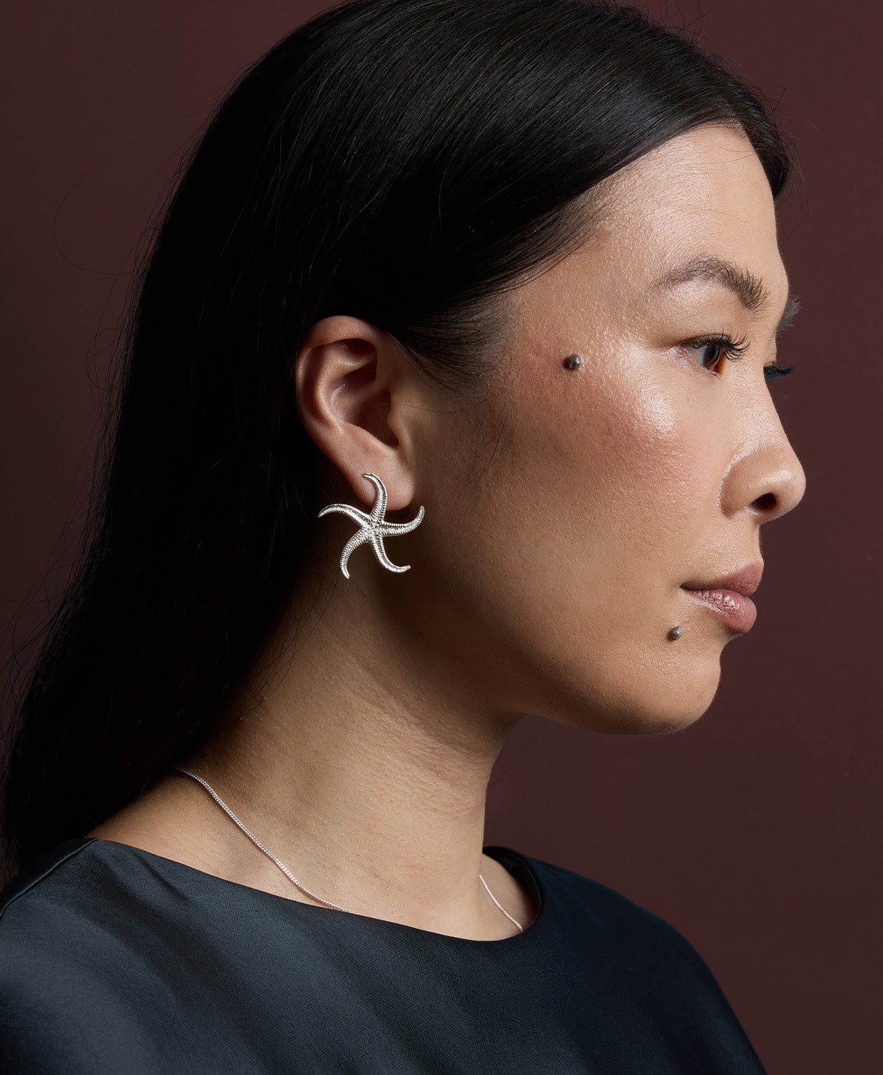 Starfish Earrings - 925 Sterling Silver