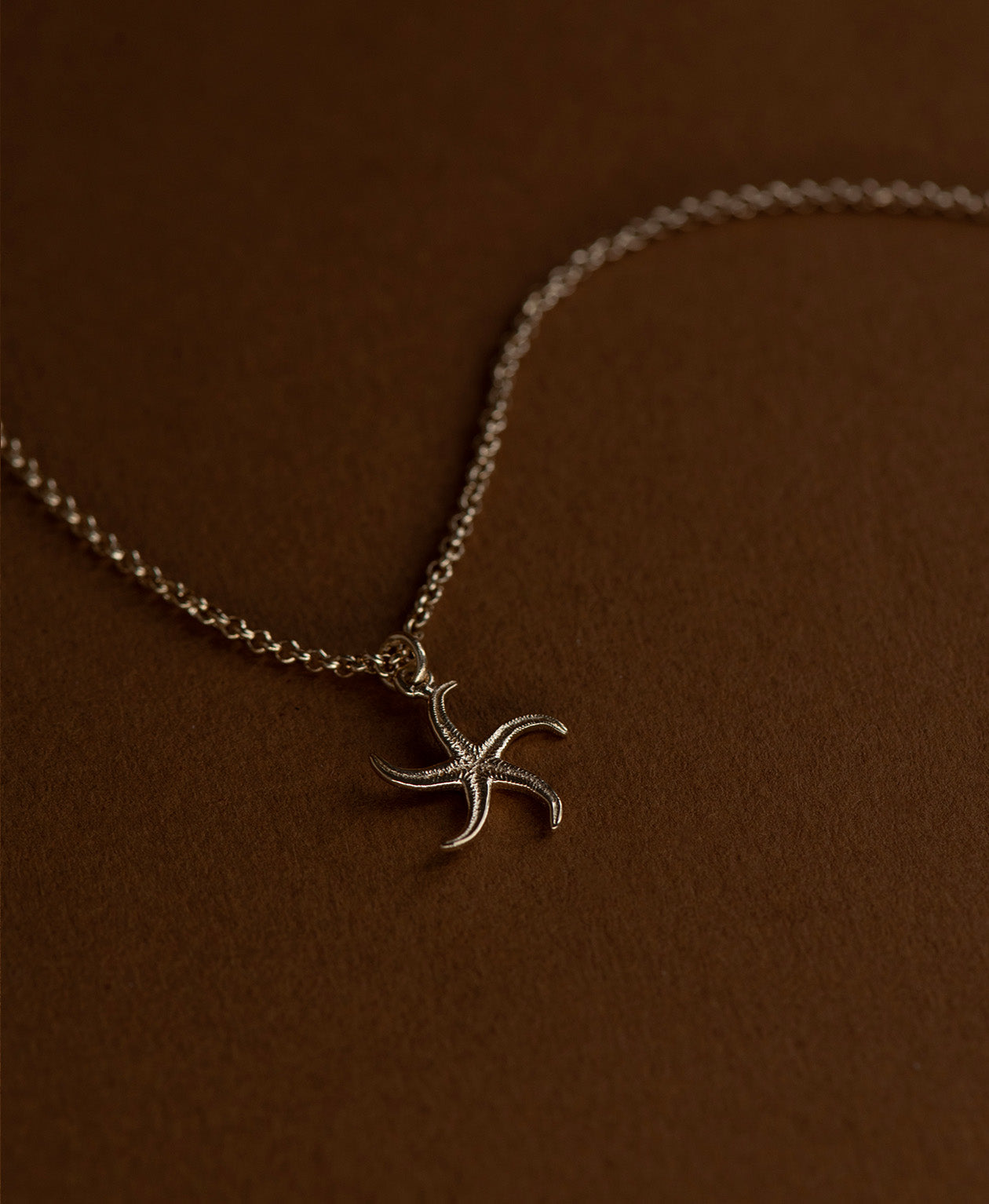 Starfish Necklace - 22k Gold Vermeil