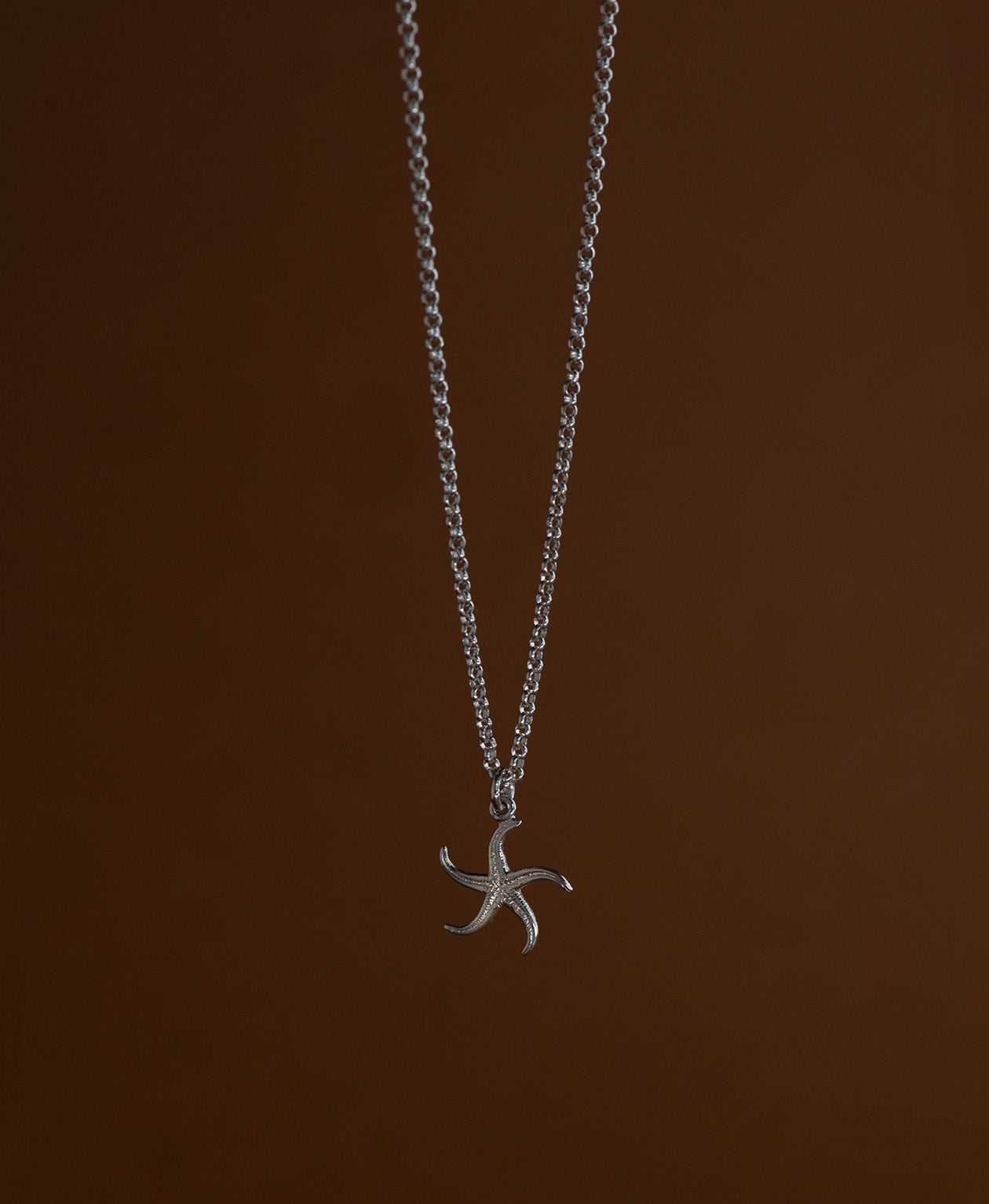 Starfish Necklace - 925 Sterling Silver