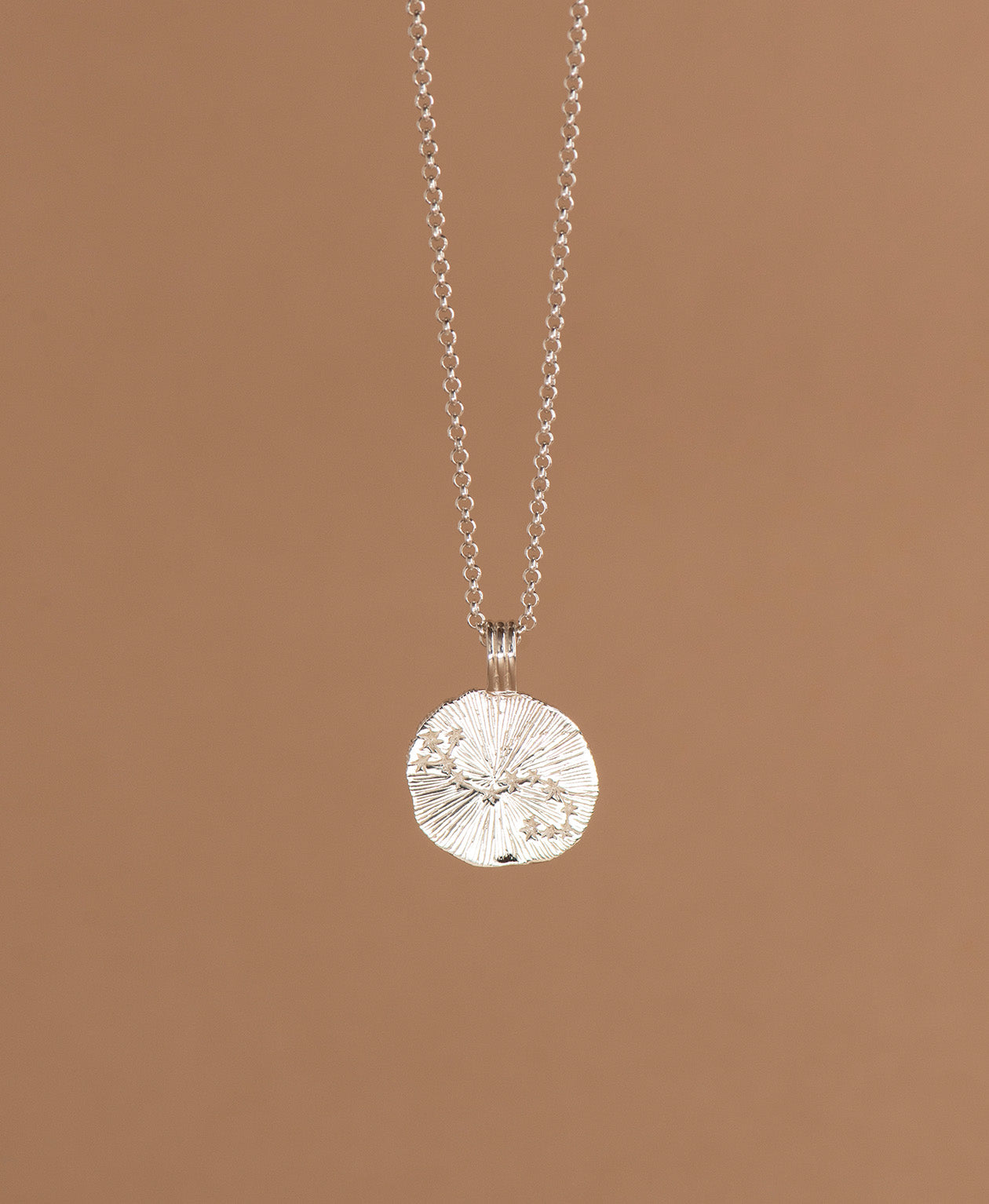 Sun in Scorpio Necklace - 925 Sterling Silver