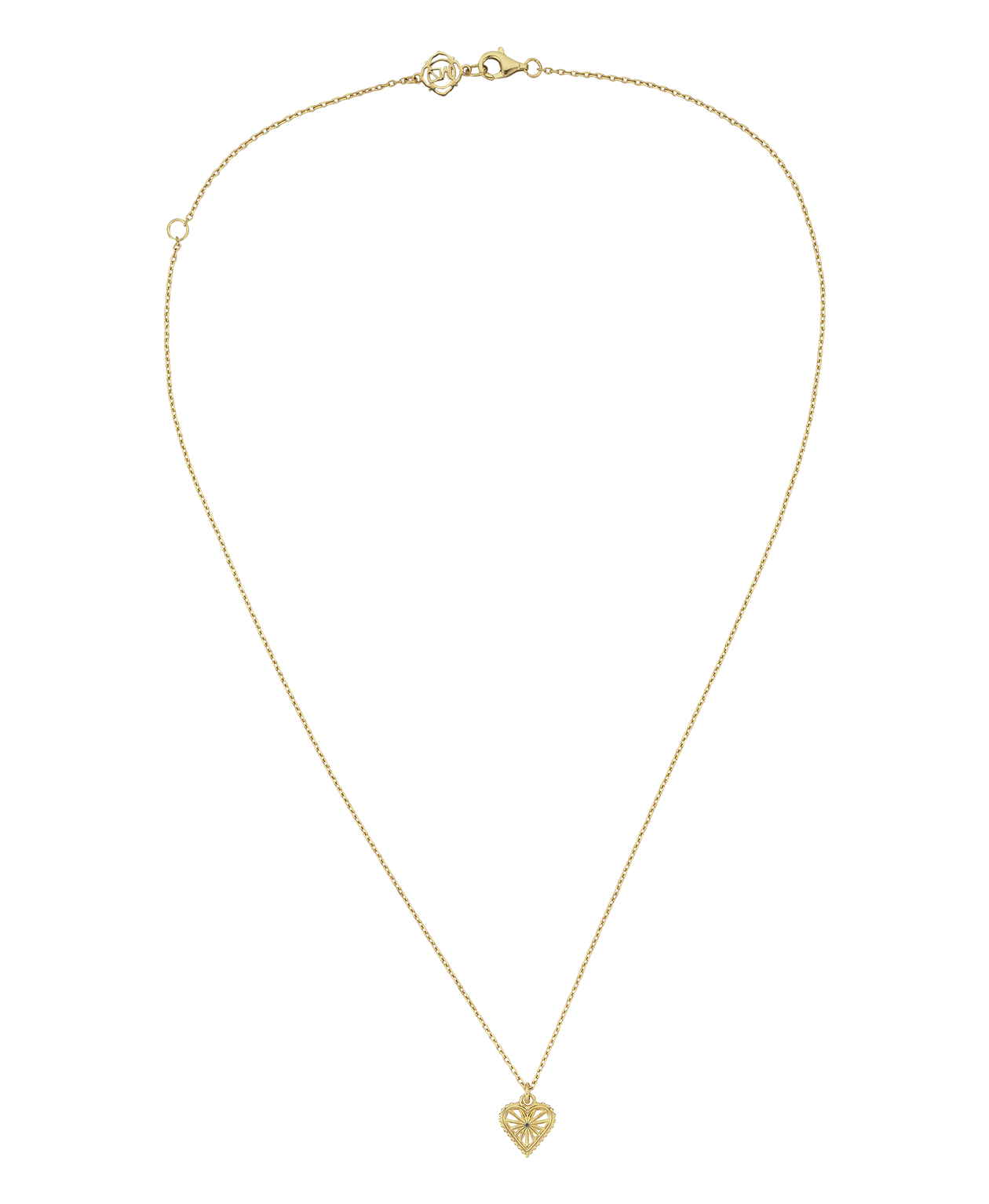 Sweet Heart Necklace - 22k Gold Vermeil