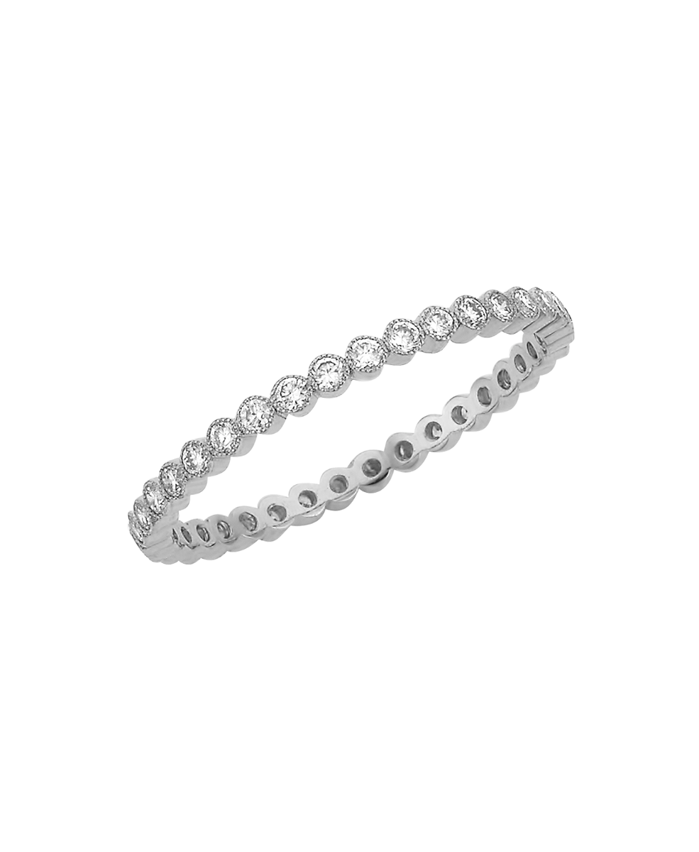 Together Band 1mm - Platinum, Diamond