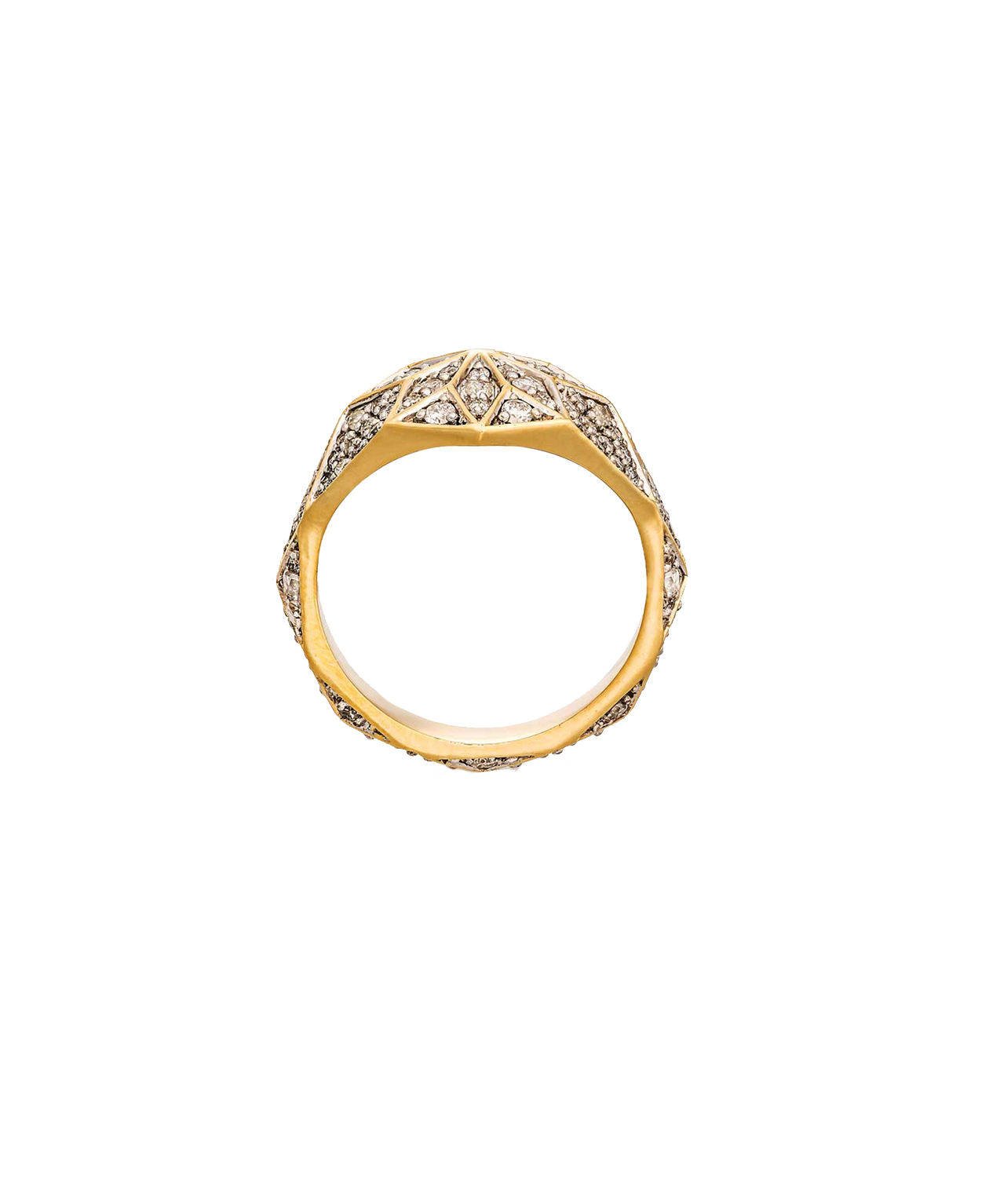 Venus Star Ring - 18k Yellow Gold, Diamond