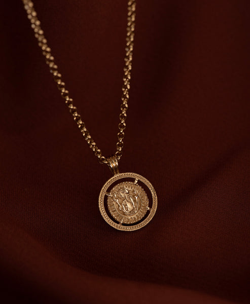 Virgo Necklace - 22k Gold Vermeil | Zoë & Morgan NZ